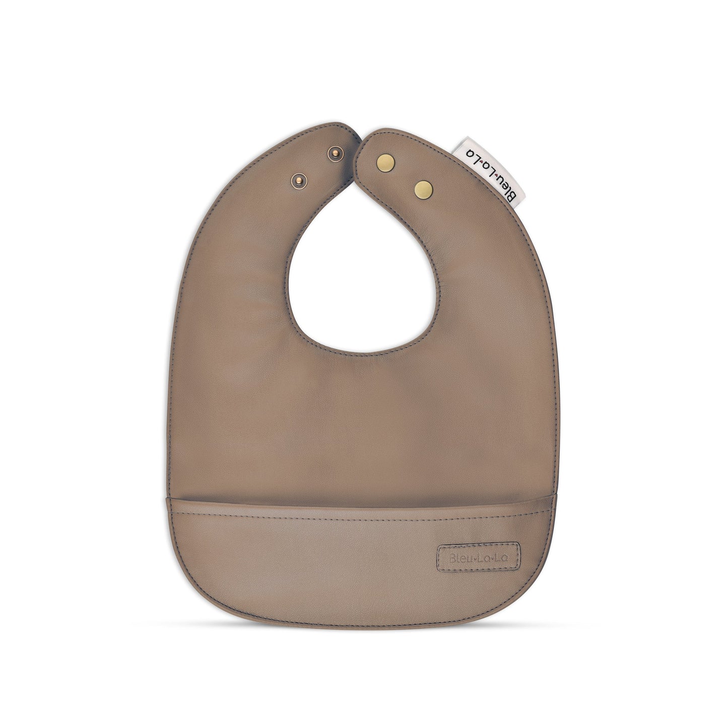 Bleu La La - Classic Soft Vegan Leather Bib - Single