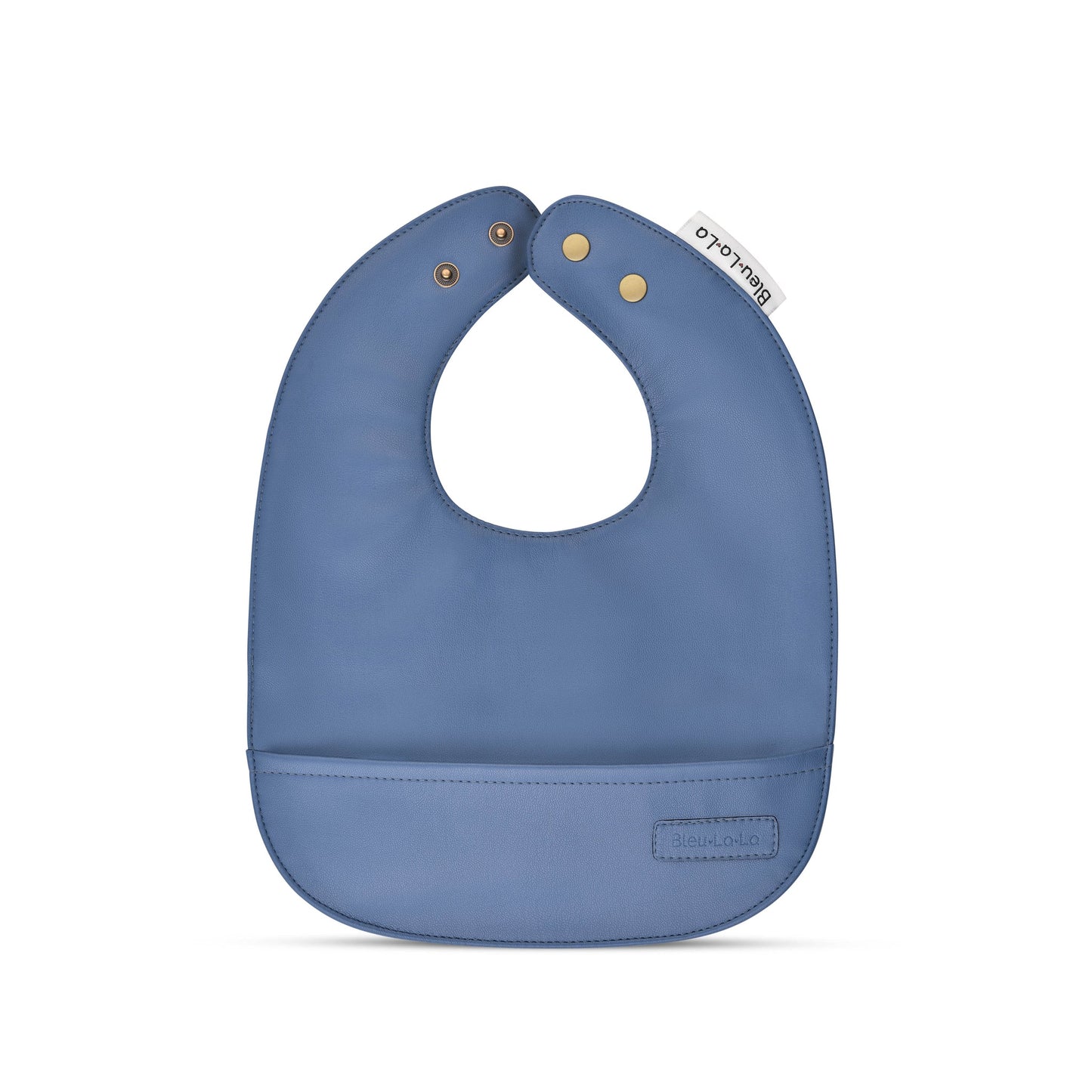 Bleu La La - Classic Soft Vegan Leather Bib - Single
