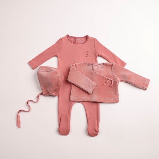 Bee & Dee Classic Stitch Wrap Two Piece