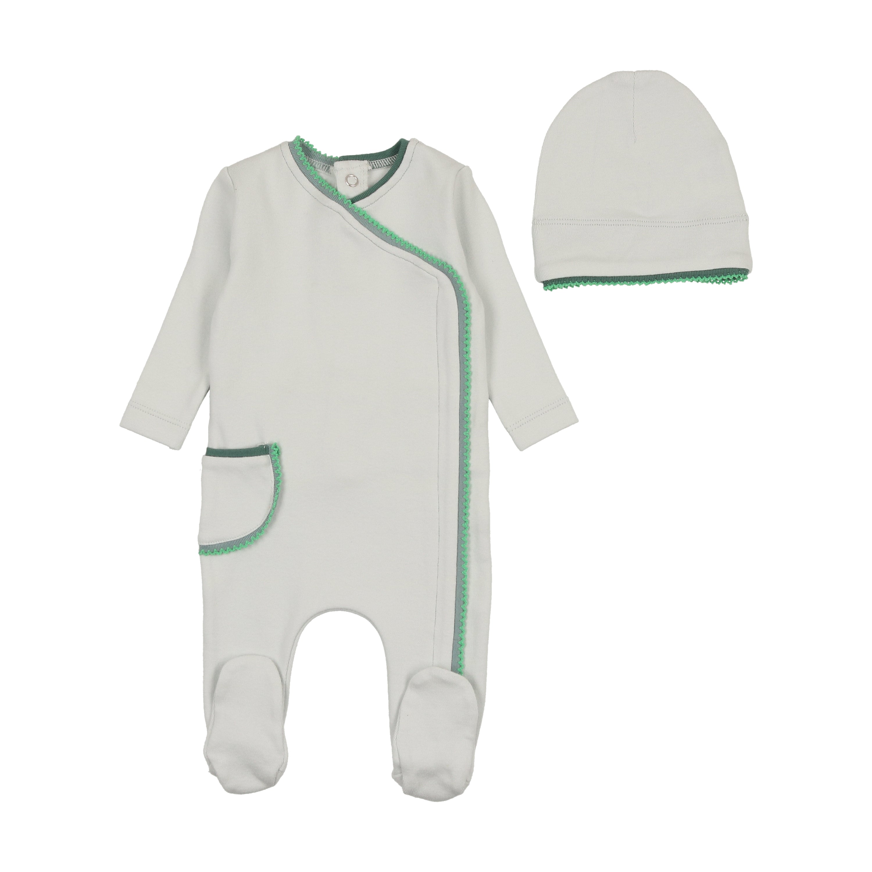 Bee & Dee - Colored Scallop Footie|Beanie