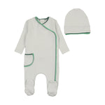 Bee & Dee - Colored Scallop Footie|Beanie