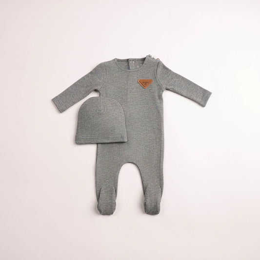Bee & Dee Cozy Cotton Footie/Beanie