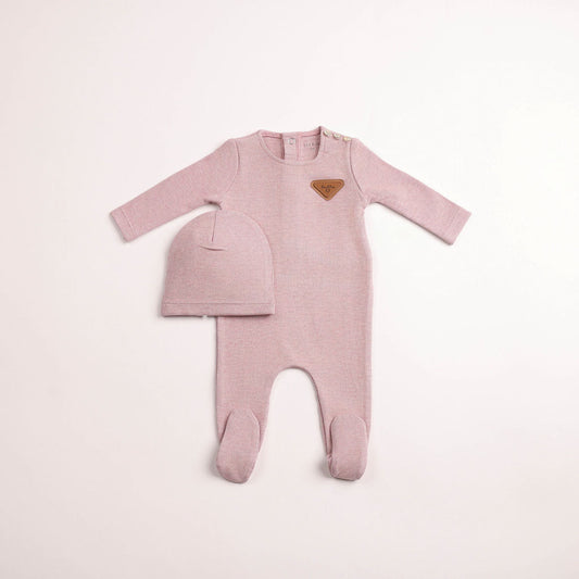 Bee & Dee Cozy Cotton Footie/Beanie