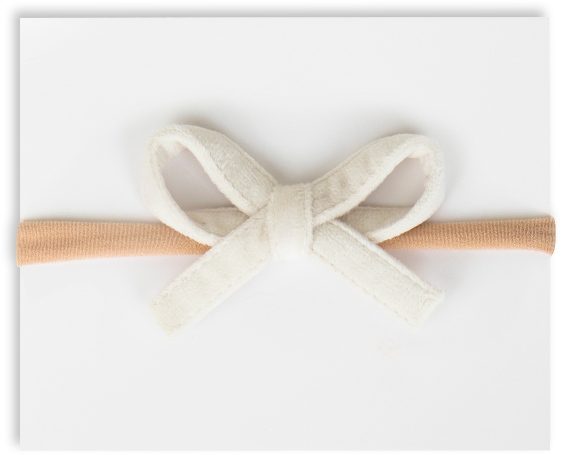 Adora - Mini Velvet Bow Headband