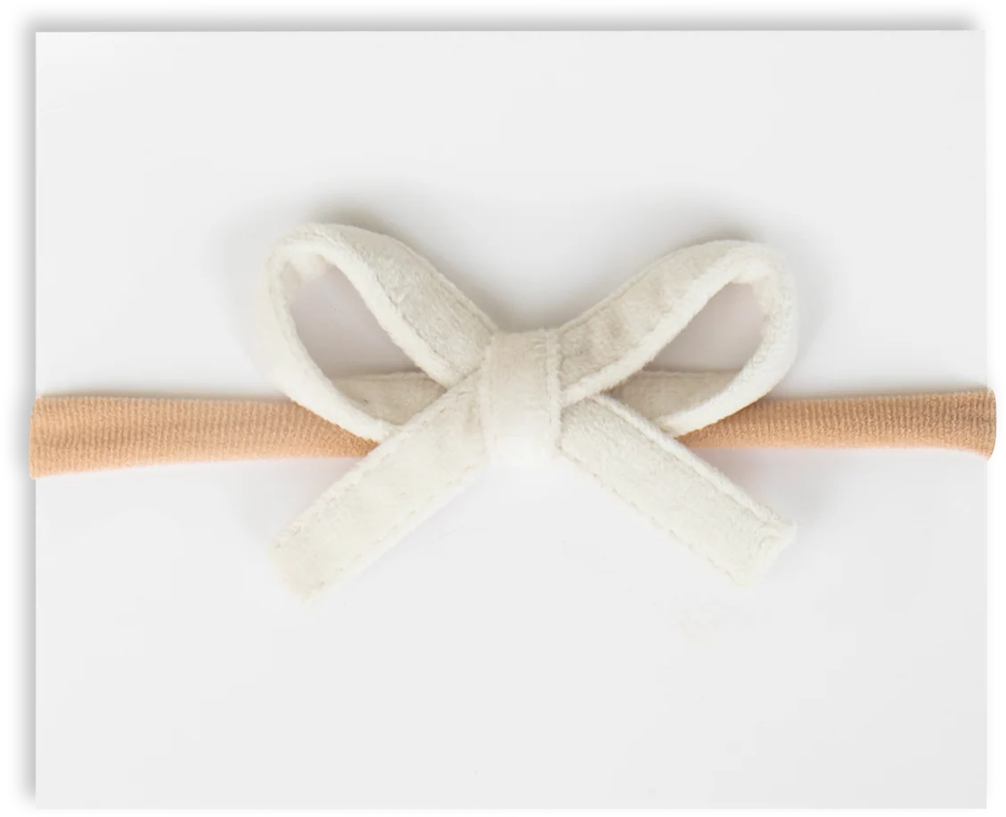 Adora Mini Velvet Bow Headband