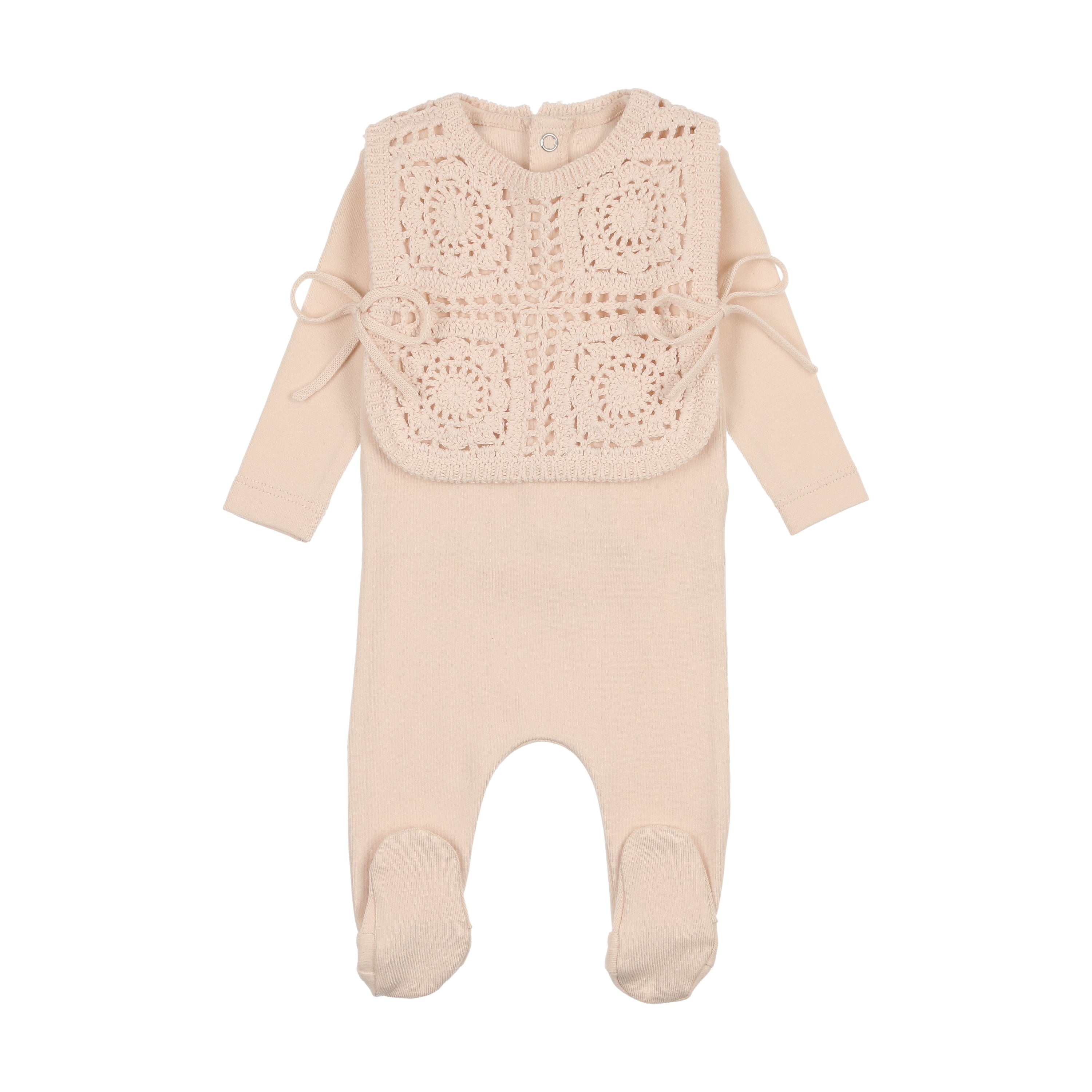 Bee & Dee - Crochet Pullover Vest Footie|Bonnet