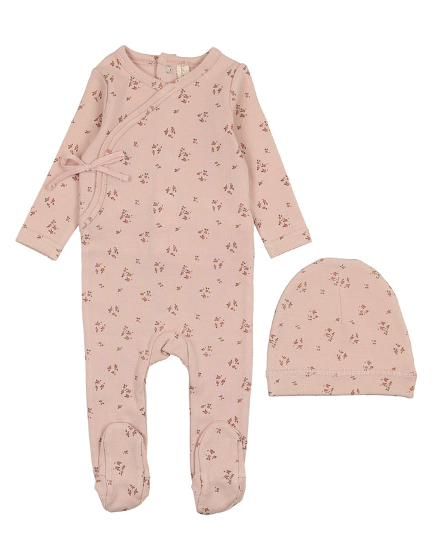 Lil Legs - Dainty Floral Footie Set