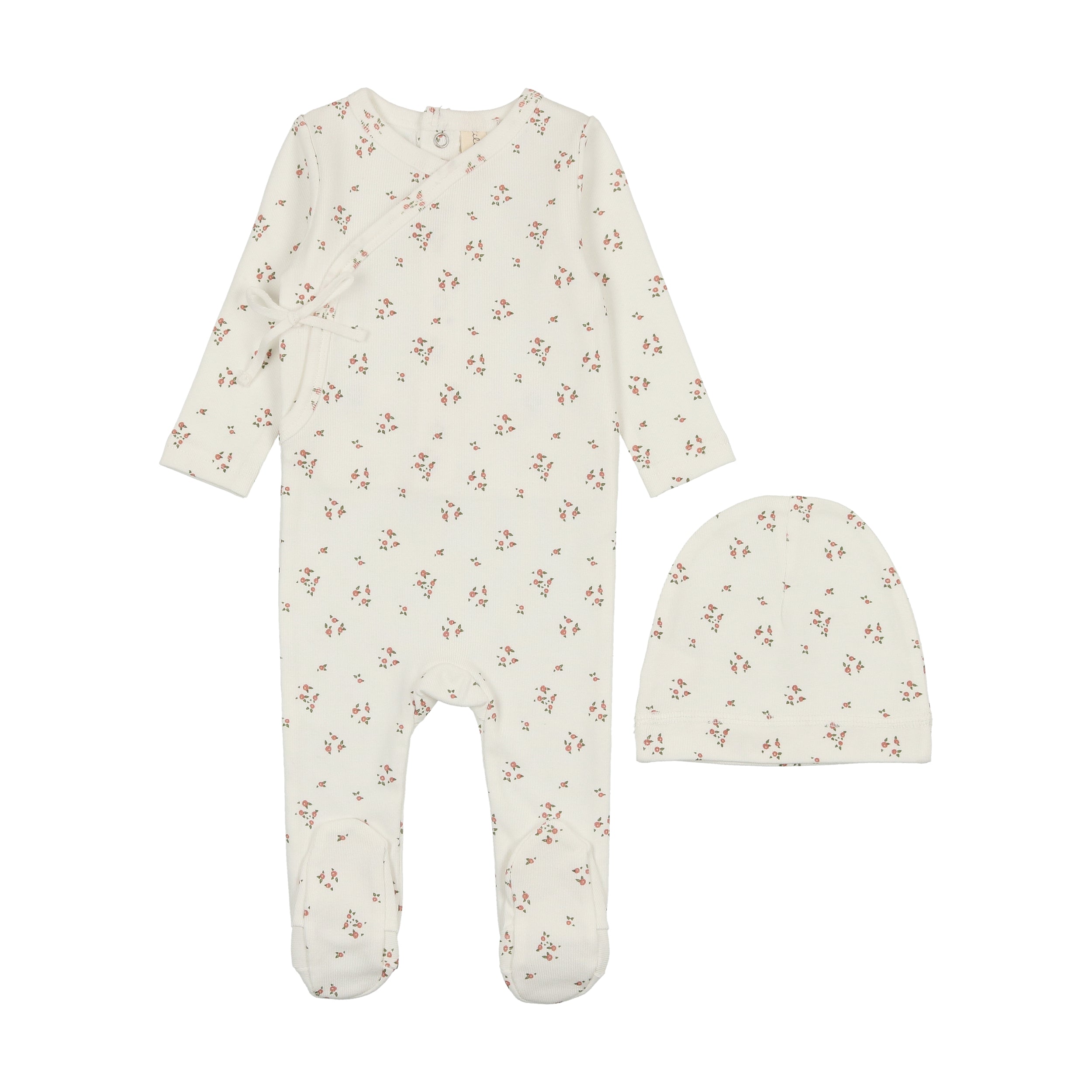 Lil Legs - Dainty Floral Footie Set