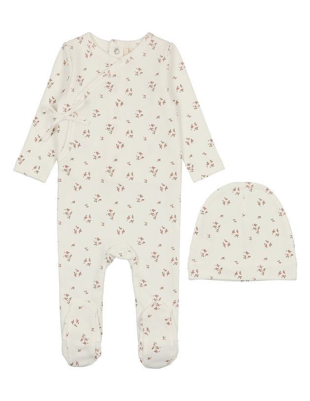 Lil Legs - Dainty Floral Footie Set