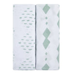 Ely's & Co. - Bassinet Sheet Set 100% Jersey Cotton 2 Pack