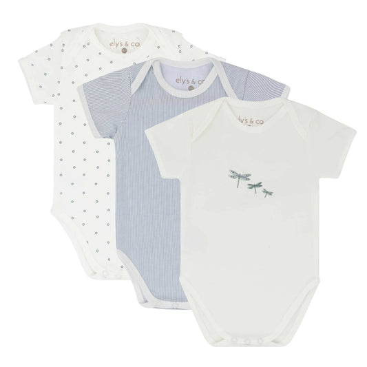 Ely's & Co 3 Pack Boys Jersey Cotton Undershirt