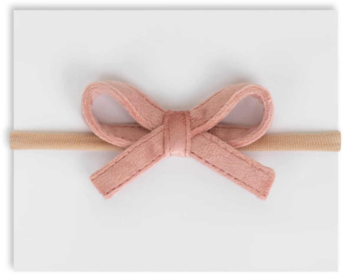 Adora Mini Velvet Bow Headband
