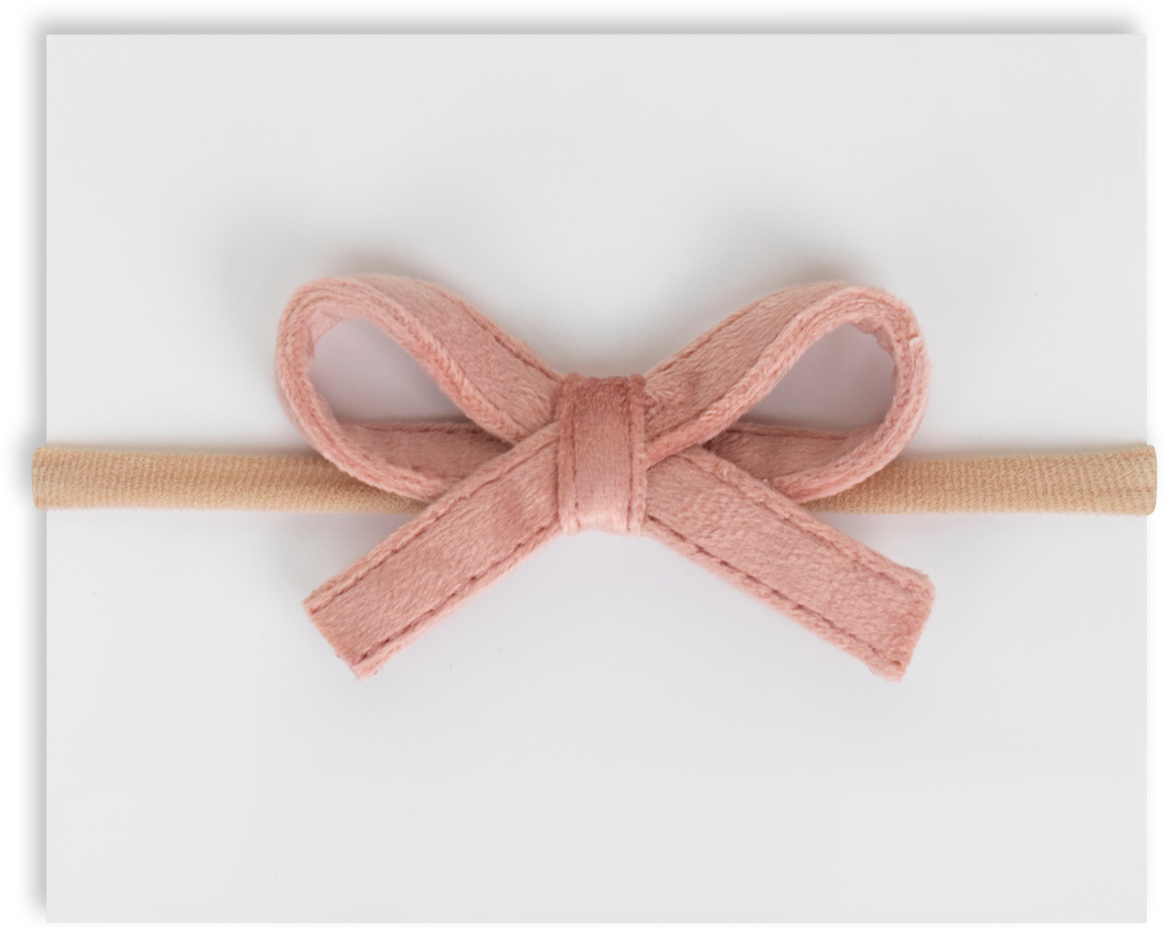 Adora - Mini Velvet Bow Headband