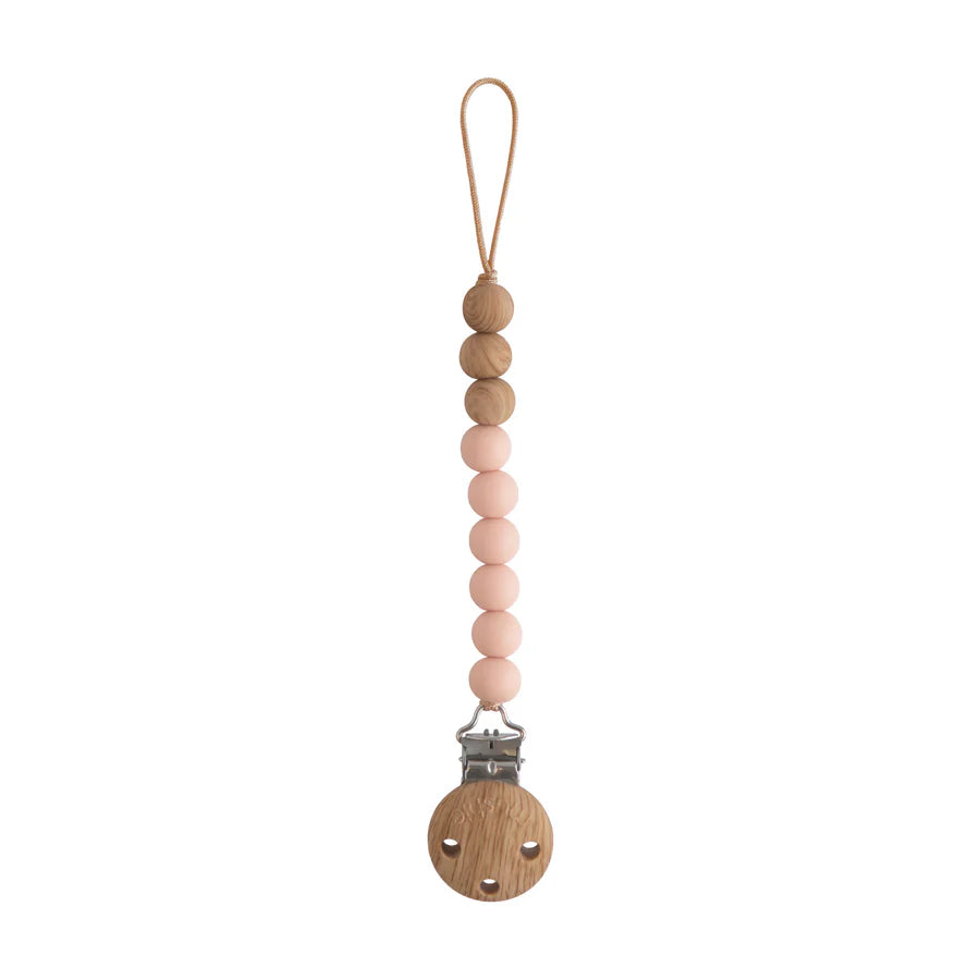 Mushie Silicone Pacifier Clip | Eva