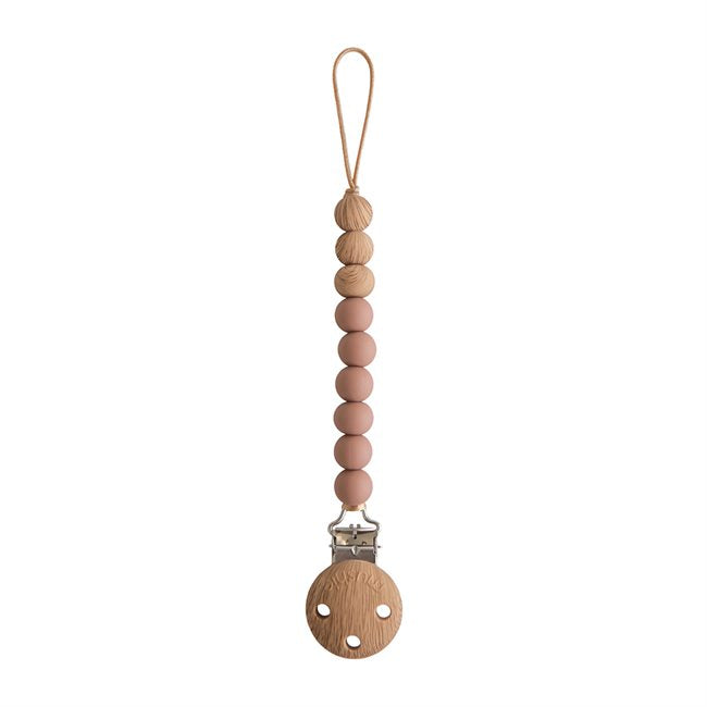 Mushie Silicone Pacifier Clip | Eva
