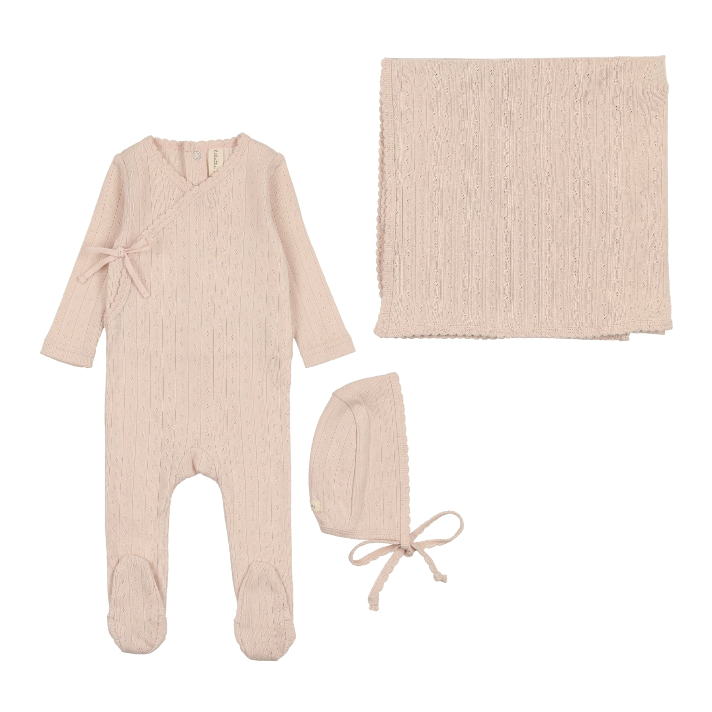 Lil Legs - Fine Pointelle Layette Set