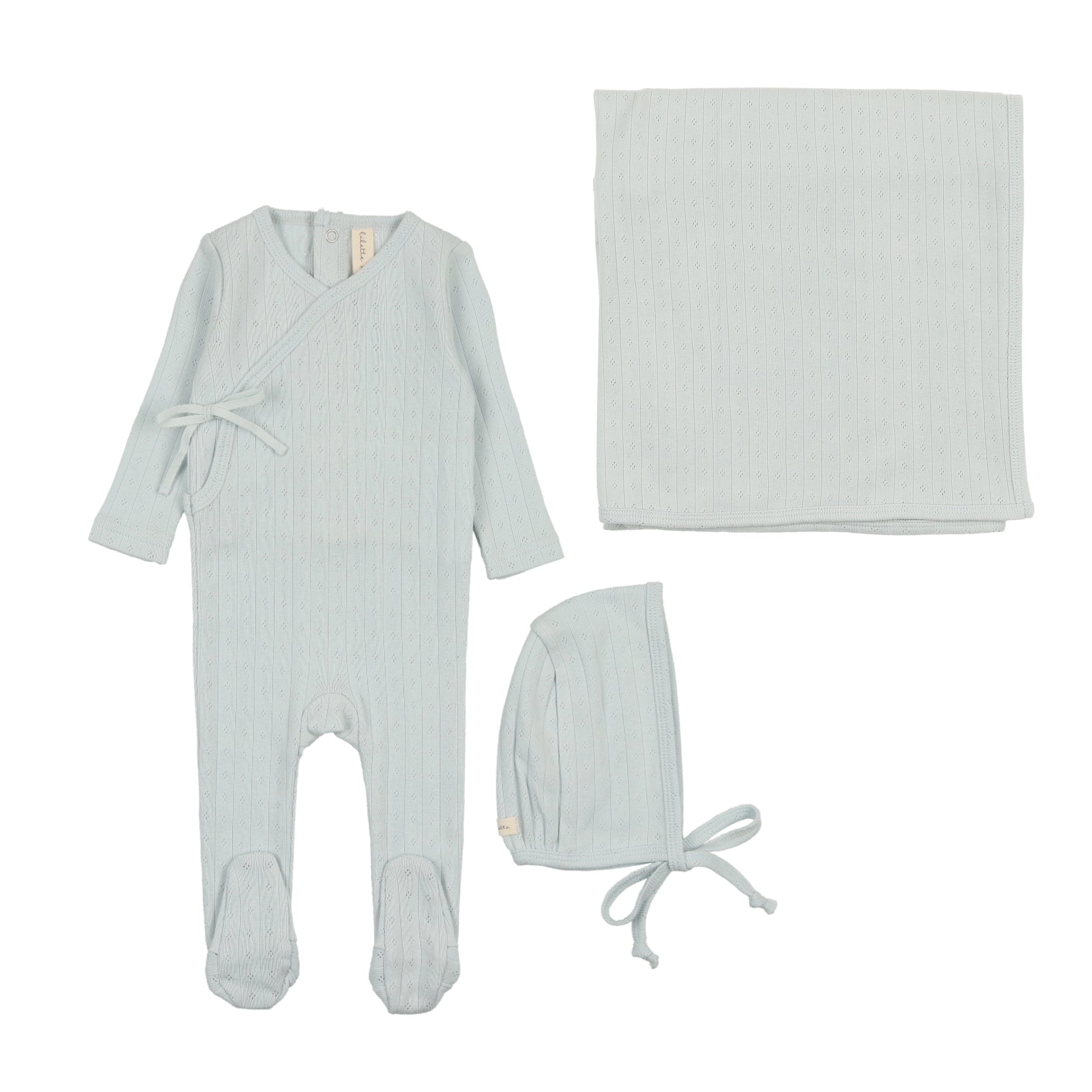 Lil Legs - Fine Pointelle Layette Set