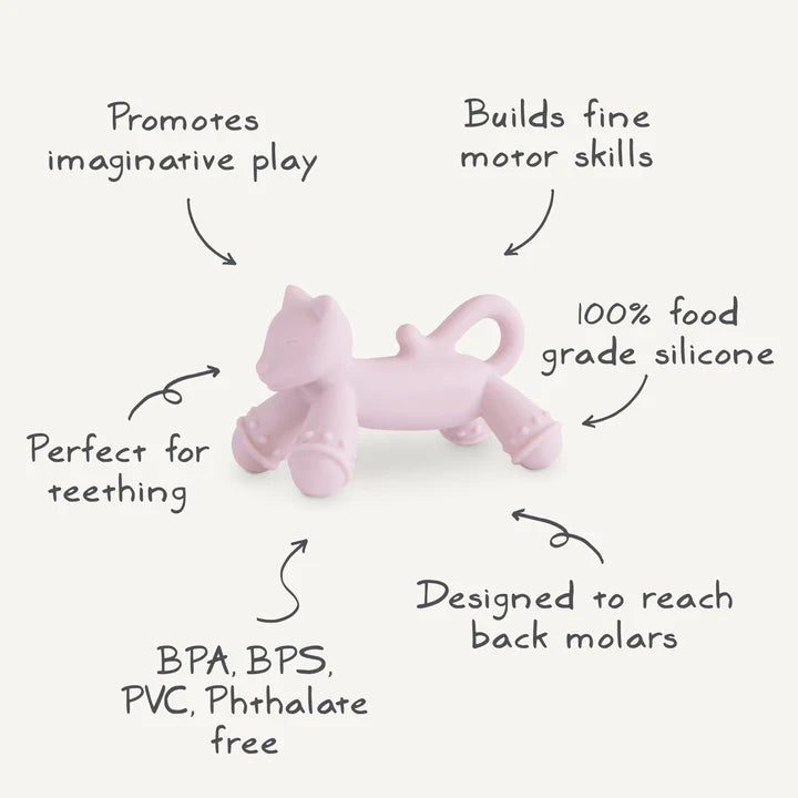 Mushie Cat Figurine Teether