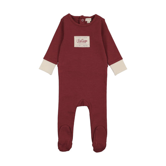 Lil Legs VARSITY CREST FOOTIE