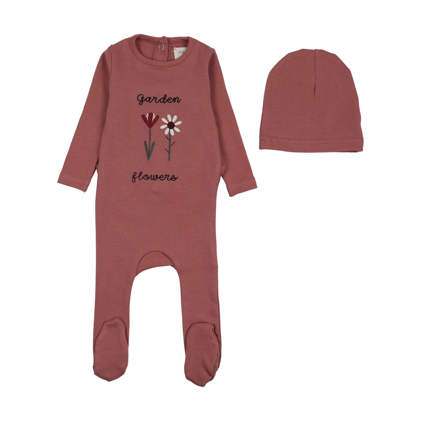Lil Legs FLOWER FOOTIE SET