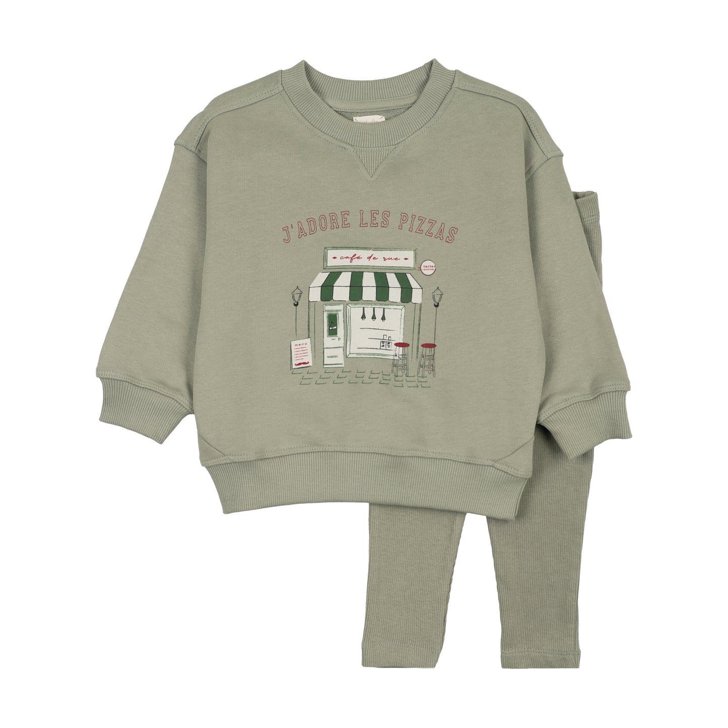 Lil Legs CAFE BOY SWEATSHIRT SET