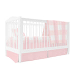 Ely's & Co. - Crib Set 4 Piece: Crib Sheet + Quilted Blanket + Skirt + Pillow Case