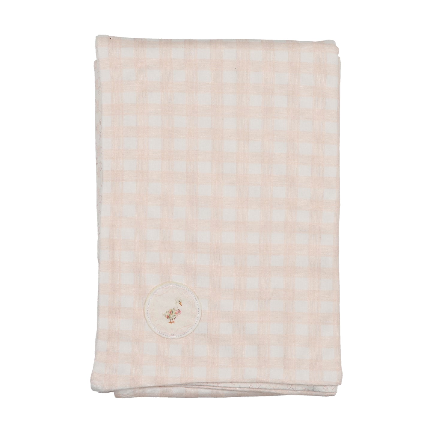 Bee & Dee Goose Plaid Chalk White Girls Blanket