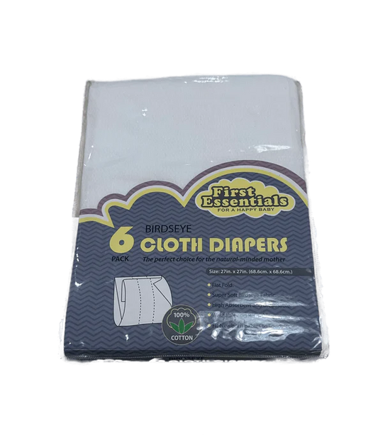 First Essentials - Cloth Diaper 6 Pack