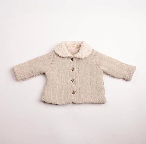 Bee & Dee Sherpa Collar Knit Jacket