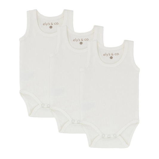 Ely's & Co. - 3 Pack Ribbed Tank Undershirt