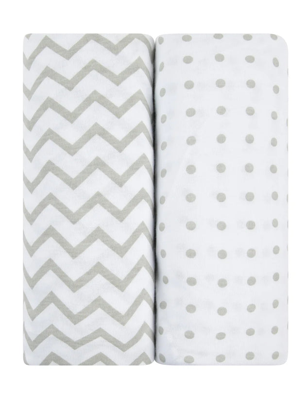 Ely's & Co. - Waterproof Changing Pad Cover | Cradle Sheet 2 Pack