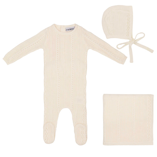 Pointelle Knit Set