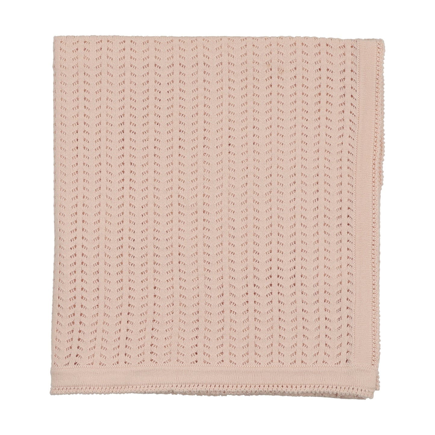 Bee & Dee Knit Ensemble Pearly Pink Crochet Blanket
