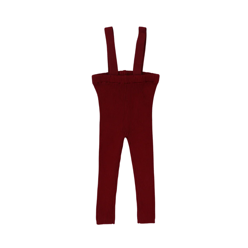 Lil Legs Girls Embroidered Shirt & Knit Suspender Leggings