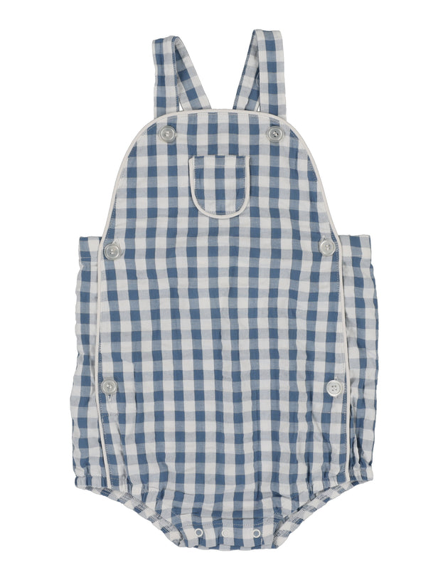 Lil Legs - Gingham Suspender Romper