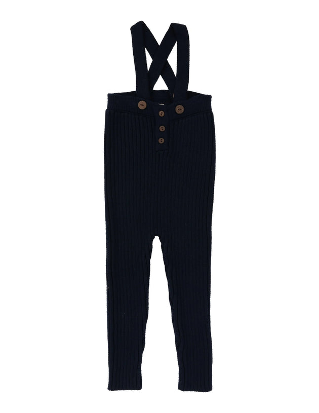 Lil Legs - Rib Knit Overalls