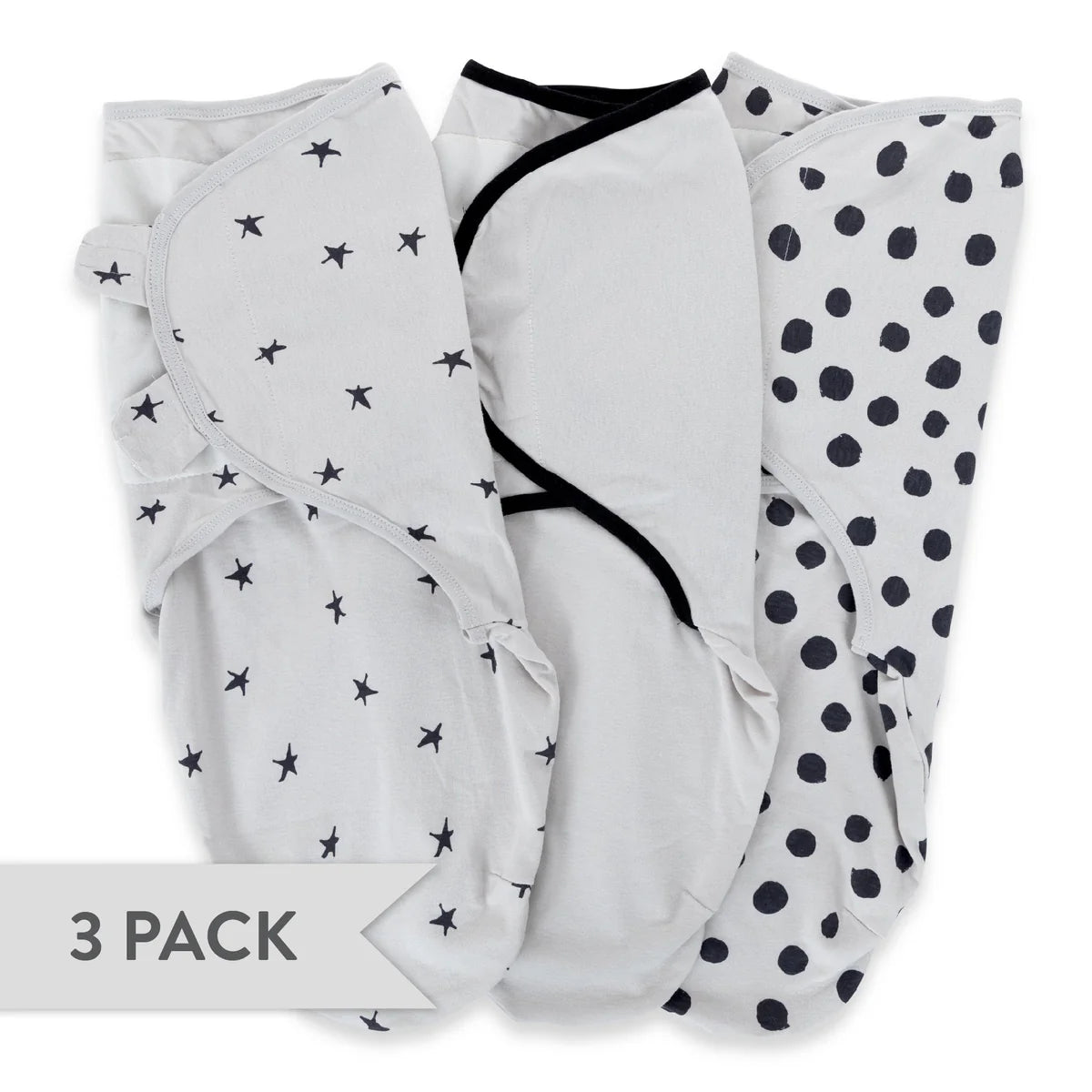 Ely's & Co. - Adjustable Swaddle 3 Pack