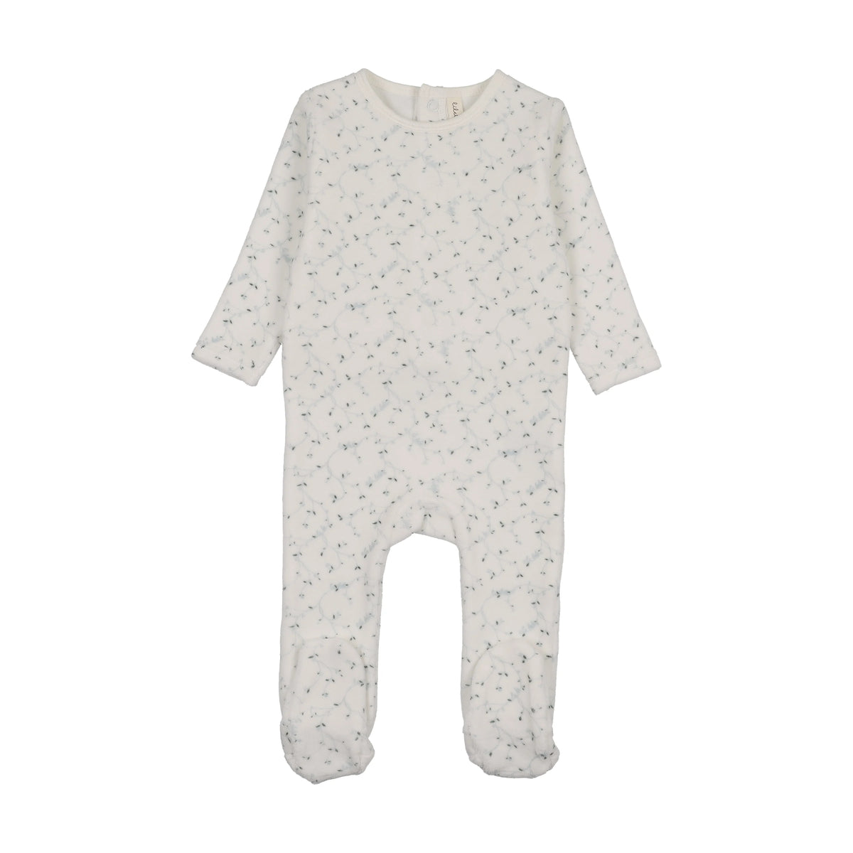 Lil Legs BRANCH VELOUR FOOTIE