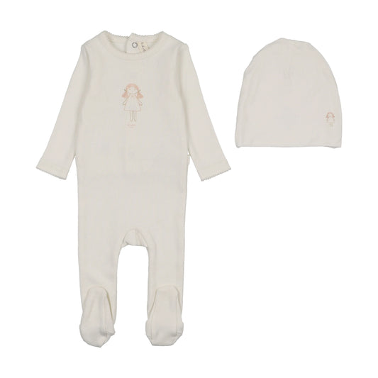 Lil Legs MOLLY DOLLY FOOTIE SET