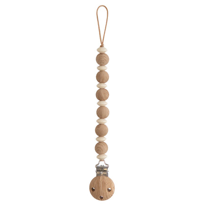 Mushie Silicone Pacifier Clip | Luna