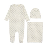 Mema Knits - Bud Print Three Piece Set