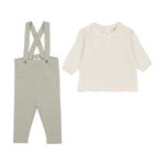 Mema Knits - Baby Overall + Gauze Shirt