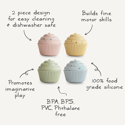 Mushie Mix and Match Cupcake Toy