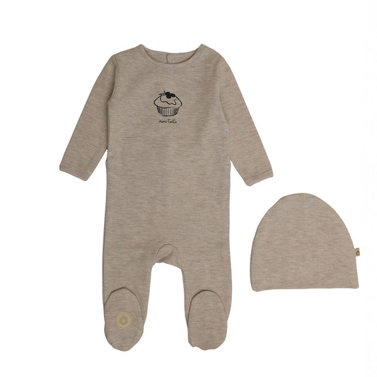 Mon Tresor Mon Tarte Footie & Hat Set