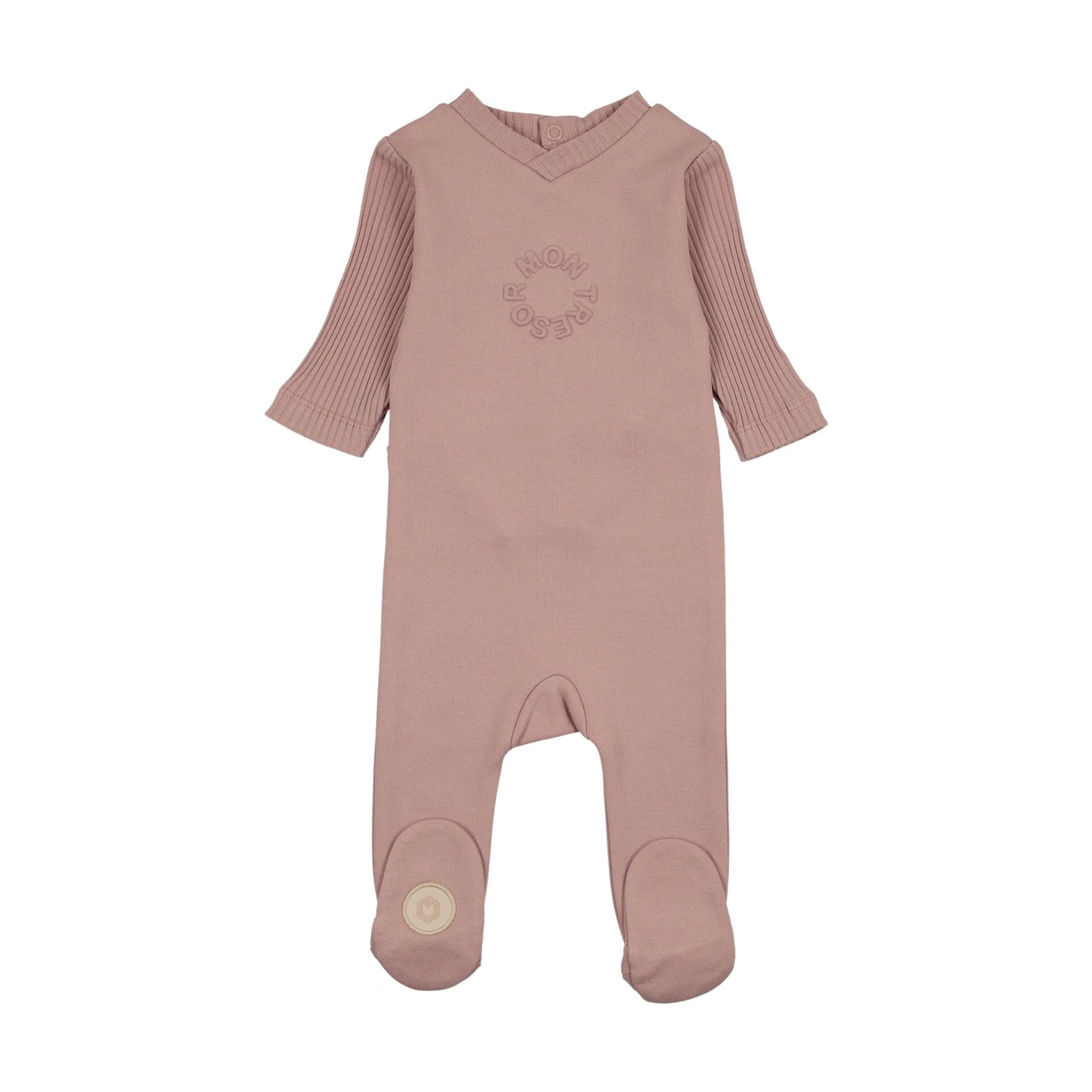 Mon Tresor Embossed Logo Footie