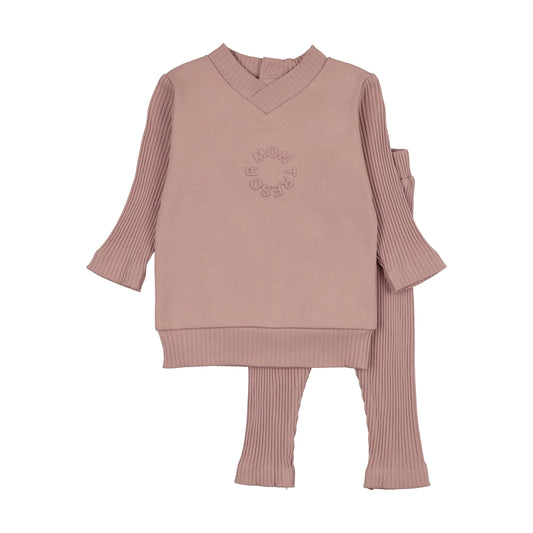 Mon Tresor Embossed Logo Long Ensemble