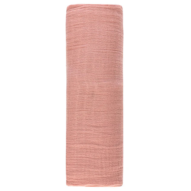 Ely's & Co 1 Pack Cotton Muslin Swaddle Blanket