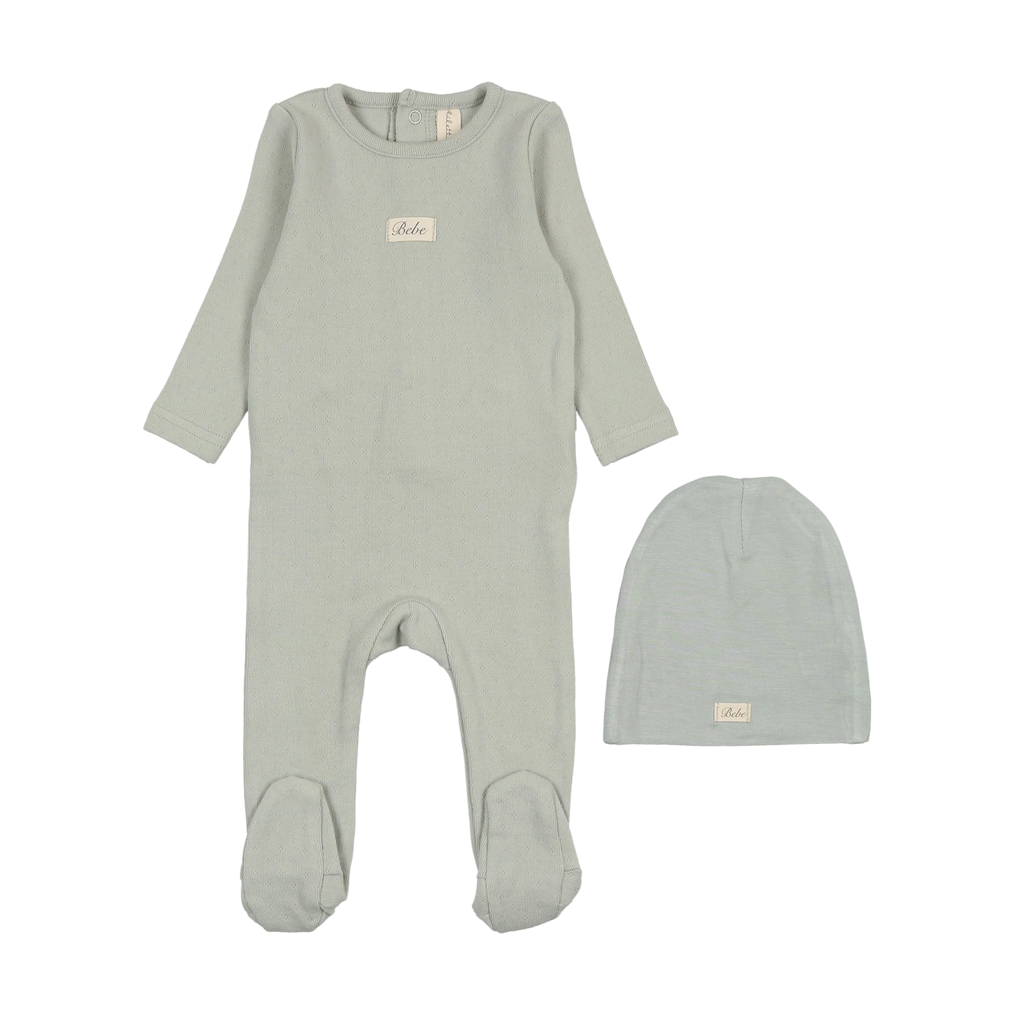 Lil Legs LE BEBE POINTELLE FOOTIE SET