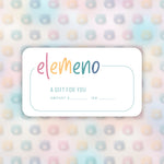 Elemeno Physical Gift Card