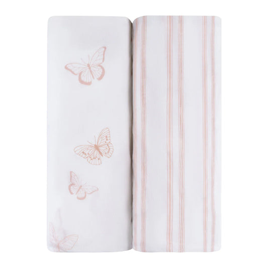 Ely's & Co. - 2 Pack Muslin Swaddles